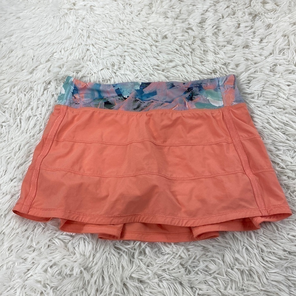 Lululemon Pace Rival Skirt II *4-way Stretch (Regular) Plum Peach / Blushed Illu